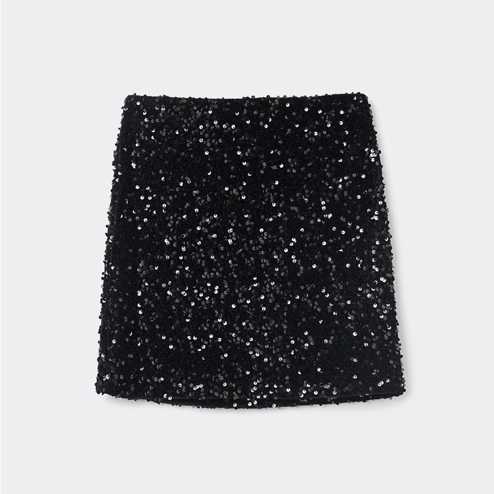 SEQUIN MINI SKIRT